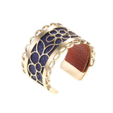Adjustable Ring Reversilber Leather Band Ring