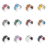 Legenstar2023 Silver Stainless Steel Ring Moon Heart Bague for Women Men