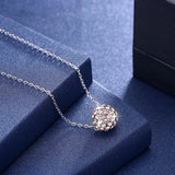 Colorful Ball Pendant Necklace 925 Sterling Silver Fine Jewelry