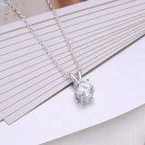 Lekani 925 Silver Crystal Choker Necklaces for Women