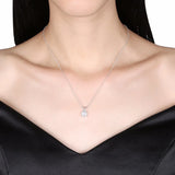 Lekani 925 Silver Crystal Choker Necklaces for Women