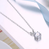 Lekani 925 Silver Crystal Choker Necklaces for Women