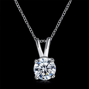 Lekani 925 Silver Crystal Choker Necklaces for Women