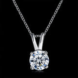 Lekani 925 Silver Crystal Choker Necklaces for Women