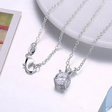 Lekani 925 Silver Crystal Choker Necklaces for Women