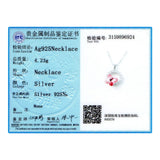 Lekani Women Necklace Butterfly Crystal Pendant Jewelry Lady Collares