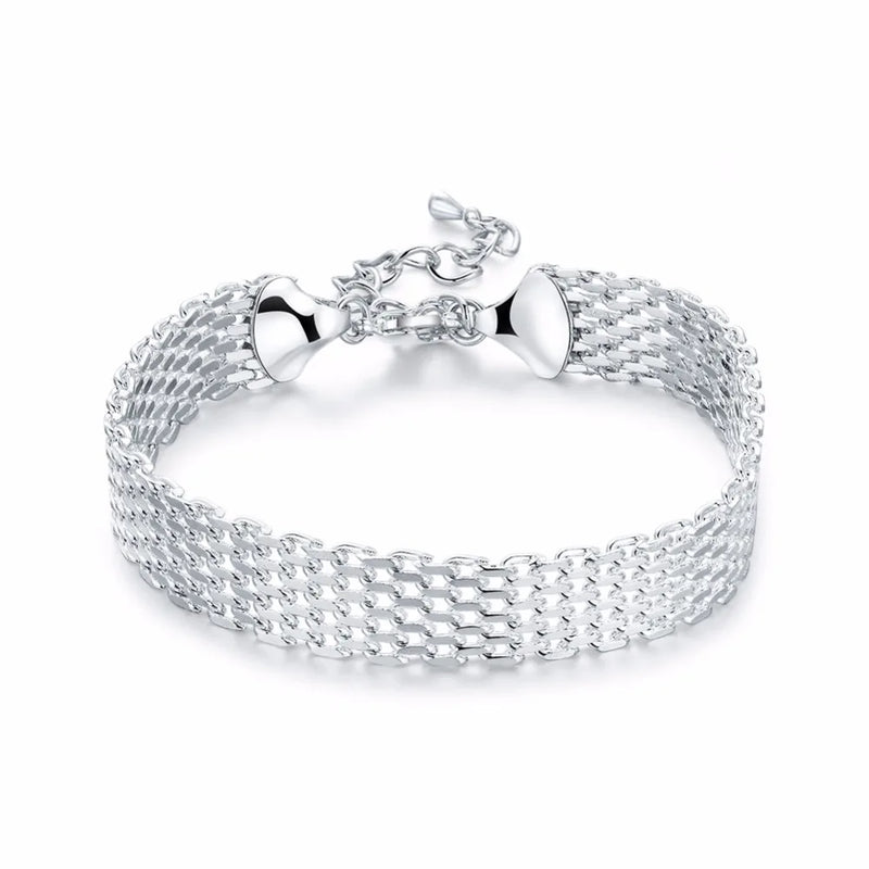 Lekani Women's 925 Silver Bracelet Charm Bracelet & Bangles