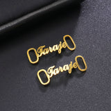 Lemegeton Custom Shoe Buckle Personalized Name Plate Logo Shoe Buckle