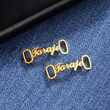 Lemegeton Personalized Shoe Buckle Nameplate Date Logo Stainless Steel Buckle