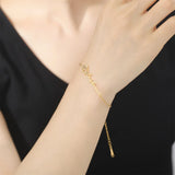Personalized Stainless Steel Rosary Bracelet