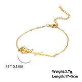 Personalized Stainless Steel Rosary Bracelet