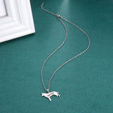 Personalized Lemegeton Pet Name Necklace - Stainless Steel