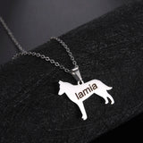 Personalized Lemegeton Pet Name Necklace - Stainless Steel