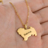 Personalized Lemegeton Pet Name Necklace - Stainless Steel