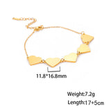 Lemegeton Women's Personalized Heart Engraved Bracelet