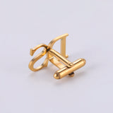 Lemegeton Men's Personalized Steel Cufflinks Wedding Birthday Gift