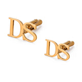 Lemegeton Men's Personalized Steel Cufflinks Wedding Birthday Gift