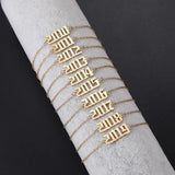 Lemegeton Anklet Bracelet Stainless Steel Leg Chain Foot Jewelry