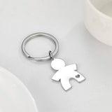 Lemegeton Name Baby Keychain Personalized Name Key Chains Stainless Steel