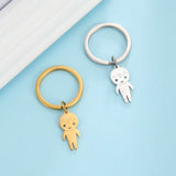 Personalized Family Name Key Chain Stainless Steel Keyring