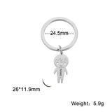 Personalized Family Name Key Chain Stainless Steel Keyring