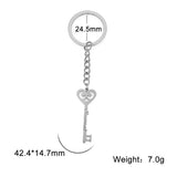 Lemegeton Name Keychain Personalized Stainless Steel Keyring Nameplate Key Chain