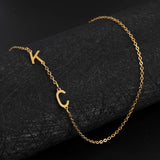 Lemegeton Name Necklace Customised Stainless Steel Initial Necklaces