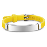 Lemegeton Baby Bracelets SOS Stainless Steel Emergency Pho