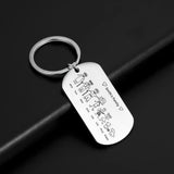 Lemegeton Family Keychain Engraved with Parents and Children Names