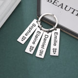 Personalized Lemegeton Family Name Keychain Stainless Steel Keyring