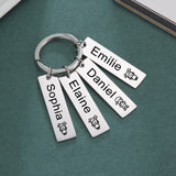 Personalized Lemegeton Family Name Keychain Stainless Steel Keyring