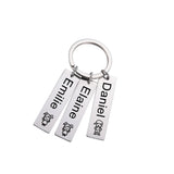 Personalized Lemegeton Family Name Keychain Stainless Steel Keyring