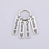 Personalized Lemegeton Family Name Keychain Stainless Steel Keyring