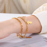 Lemegeton Personalized Name Bracelet Stainless Steel Pendant