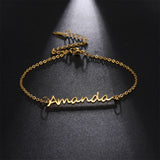 Lemegeton Personalized Bracelet For Women Name Bracelets Handwriting