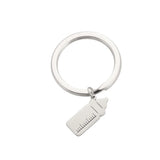 Lemegeton Baby Name Keychain Stainless Steel Engraved Keyring Mom Dad Gift