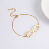 Personalized Infinity Name Necklace For Women Letter Pendant Necklaces