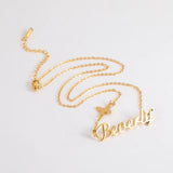 Personalized Butterfly Necklace Heart Choker Nameplate