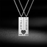 Lemegeton Personalized Name Necklace For Women Couples Engraving Name