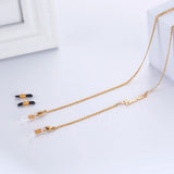Lemegeton Name Sunglasses Chain Stainless Steel Cuba Glasses Chain Mask Hanging