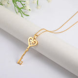 Lemegeton Personalized Name Necklace Heart Pendant for Women