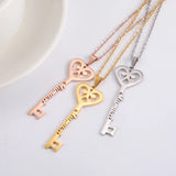Lemegeton Personalized Name Necklace Heart Pendant for Women