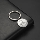 Lemegeton Family Keychain Stainless Steel Keyring