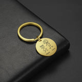 Lemegeton Family Keychain Stainless Steel Keyring