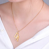 Lemegeton Personalized Name Necklace Initial Letter Necklaces For Women