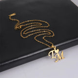 Lemegeton Personalized Name Necklace Initial Letter Necklaces For Women