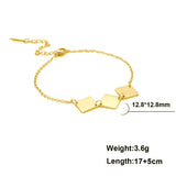 Personalized Name Words Bracelet Stainless Steel Engraved Bangle Jewelry