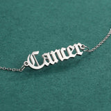 Lemegeton Old English Letter Name Bracelet Women Personalized Charm Gift
