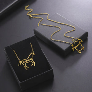 Lemegeton Custom Name Choker Necklace Stainless Steel Jewelry Gift