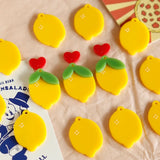 Lemon Girl Resin Slice Pendant for DIY Earrings